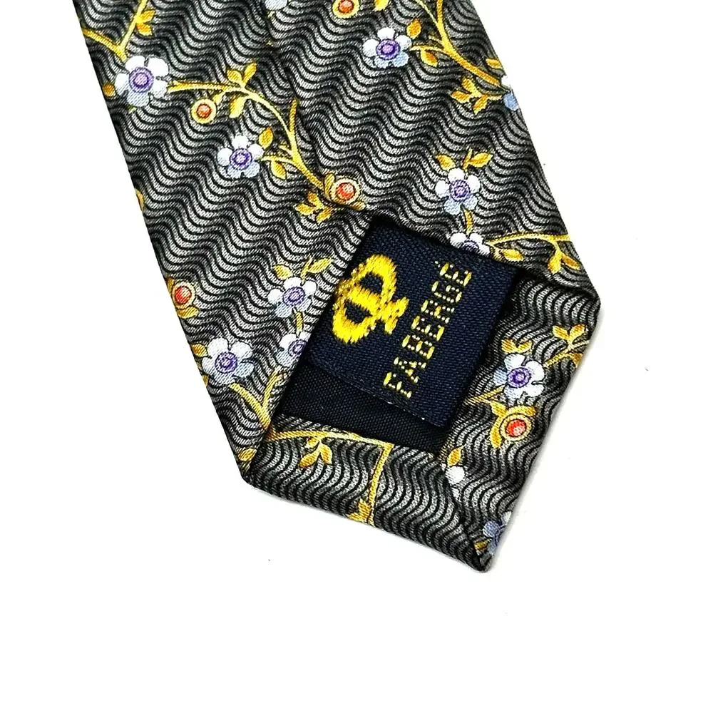 Faberge Vintage Floral Silk Tie